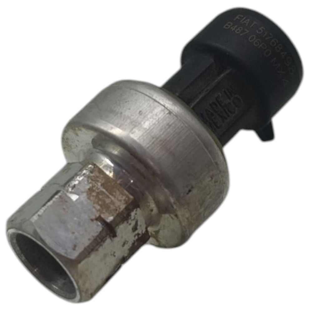 Sensor Pressão Mangueira Ar Condicionado Fiat Uno 2009 2010 Preto E Prata 3