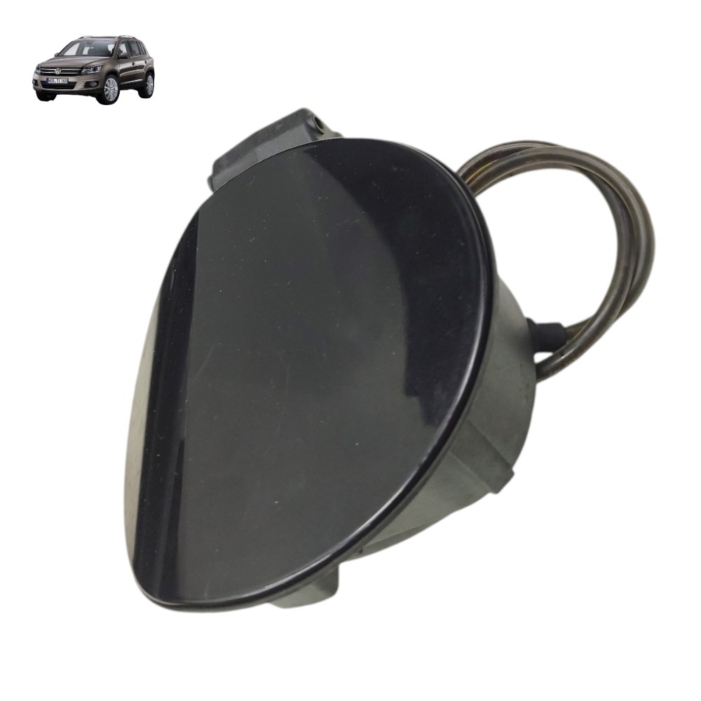 Portinhola Tanque Combustível Vw Tiguan 2011 2012 2013 2014 Preto 2011 1
