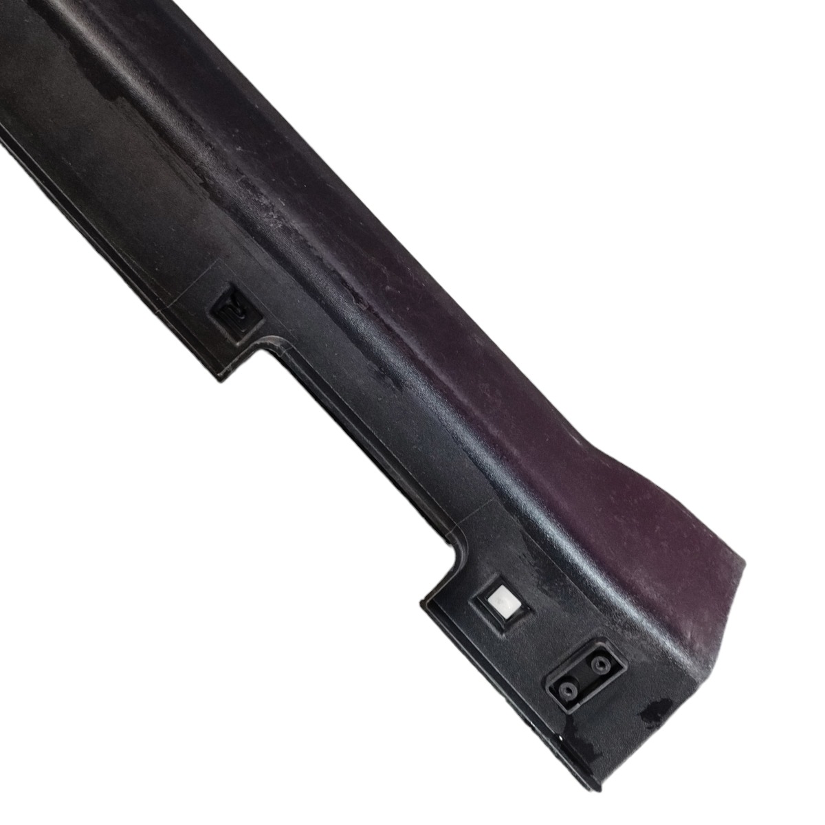 Spoiler Saia Lateral Esquerda Hyundai Santa Fé 2015 2016 17 Preto 2