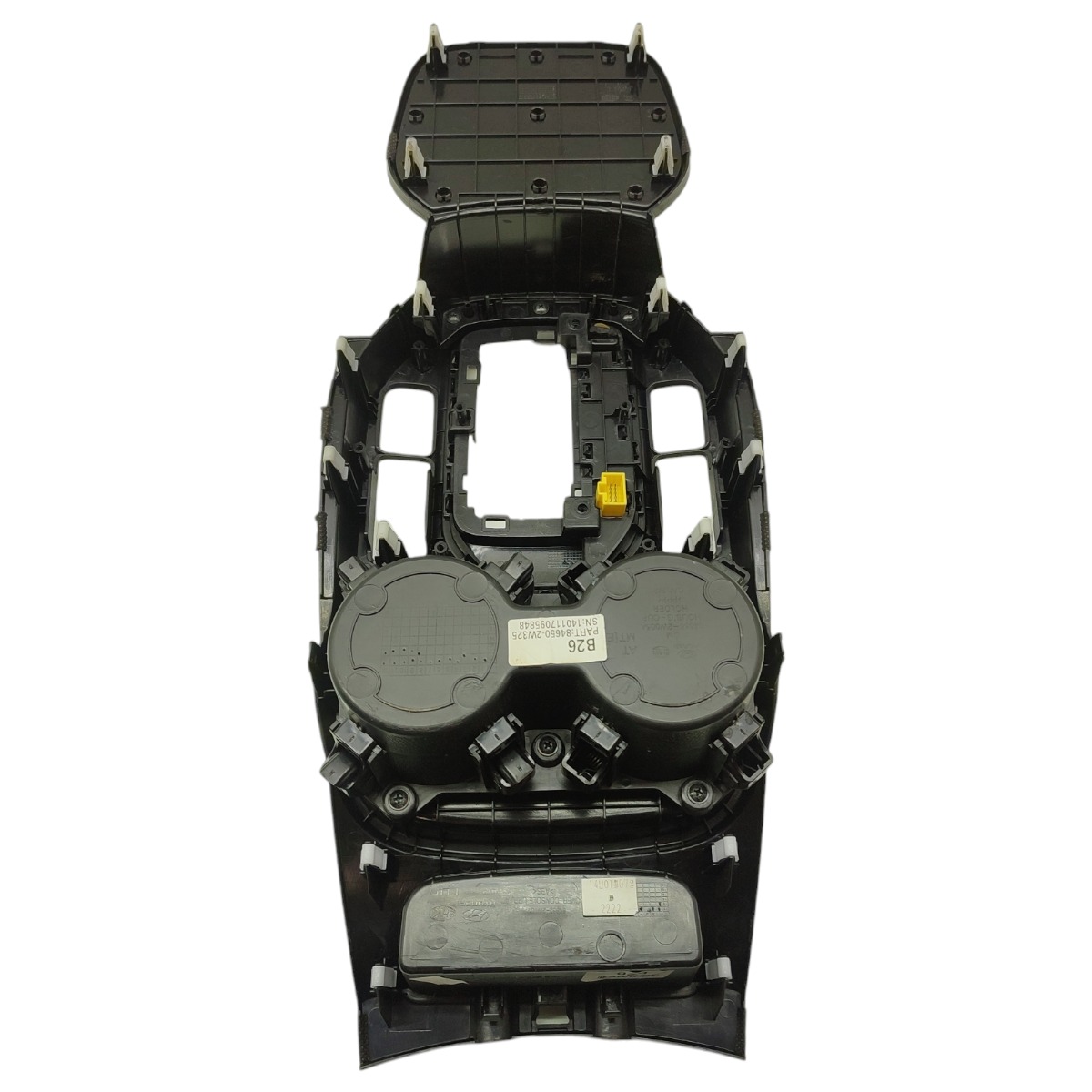 Porta Copo Moldura Alavanca Console Hyundai Santa Fé 2015 Preto 3