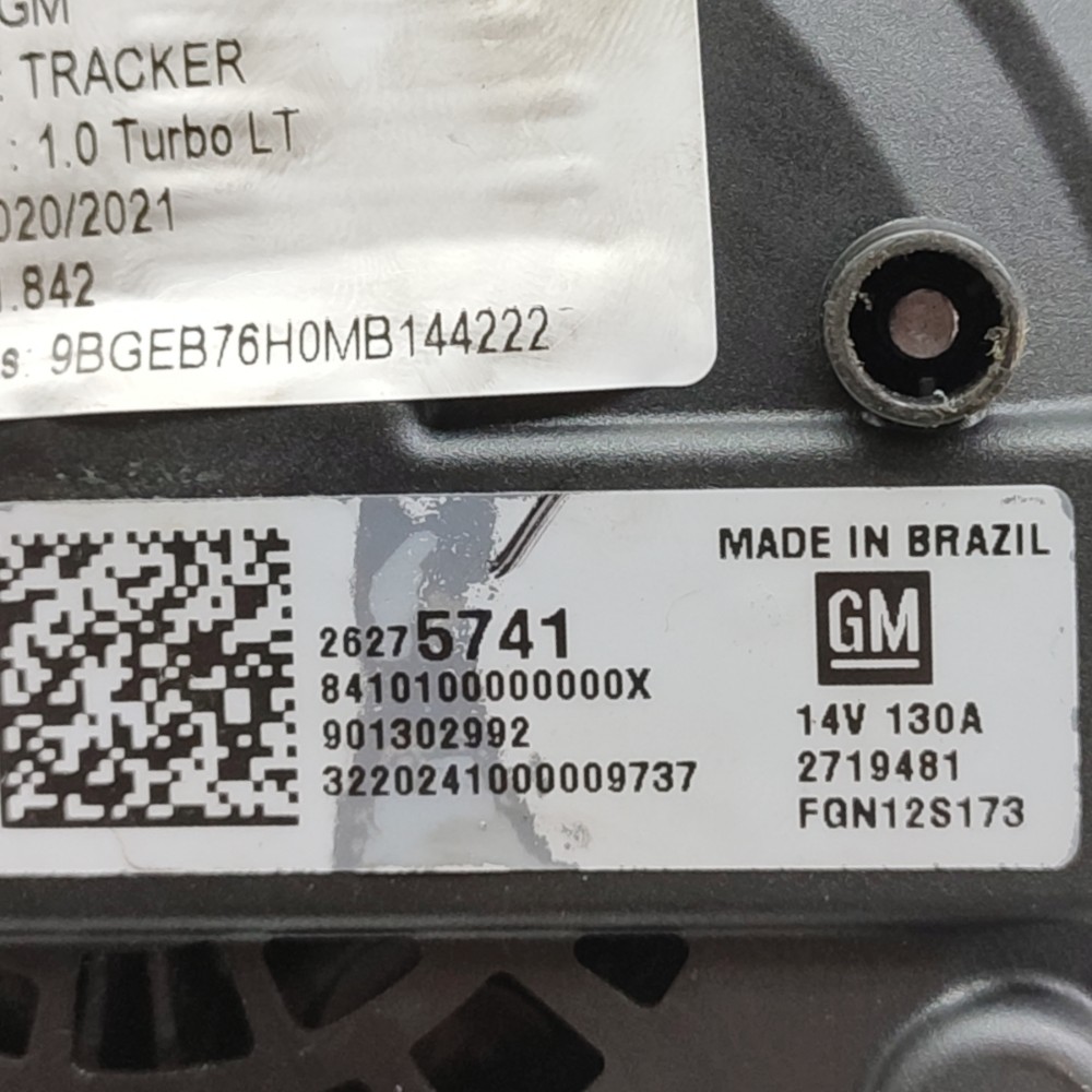 Alternador Gm Tracker Onix 1.0 3cc 2020 2021 2022 2023 2024 7