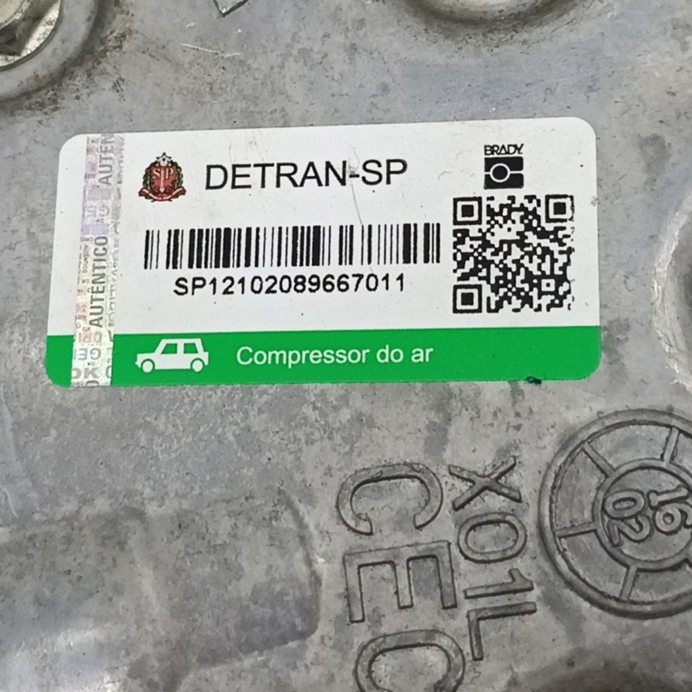 Compressor Ar Citroen C4 Lounge Peugeot 2008 1.6 Thp Detalhe 6