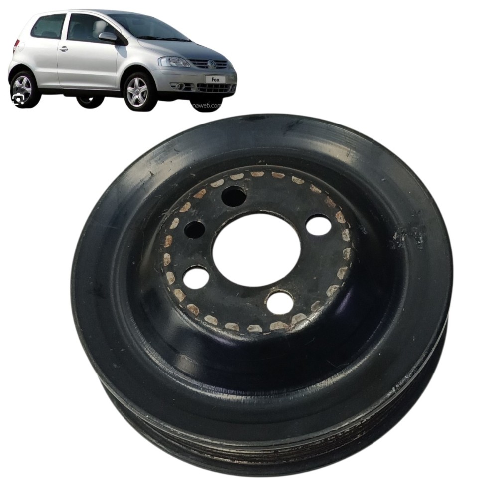 Polia Virabrequim Vw Fox Golf Polo Gol 1.0 1.6 2004 Sem Ar