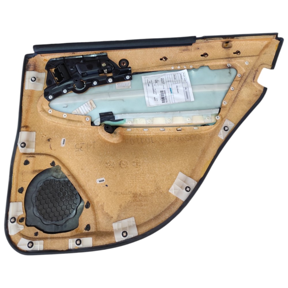 Forro Porta Traseira Esquerda Mercedes C230k 2003 2004 2005 Preto 4