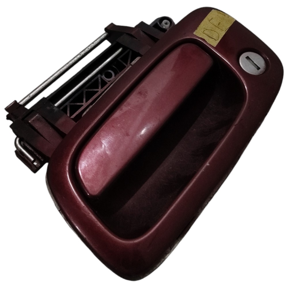 Maçaneta Externa Porta Dianteira Esquerda Gm Astra 2007 2008 Vermelho Dianteira 2