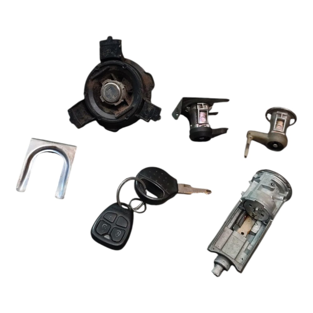 Kit Miolo Cilindro Chave Peugeot 206 2006 2007 2008 2009 4