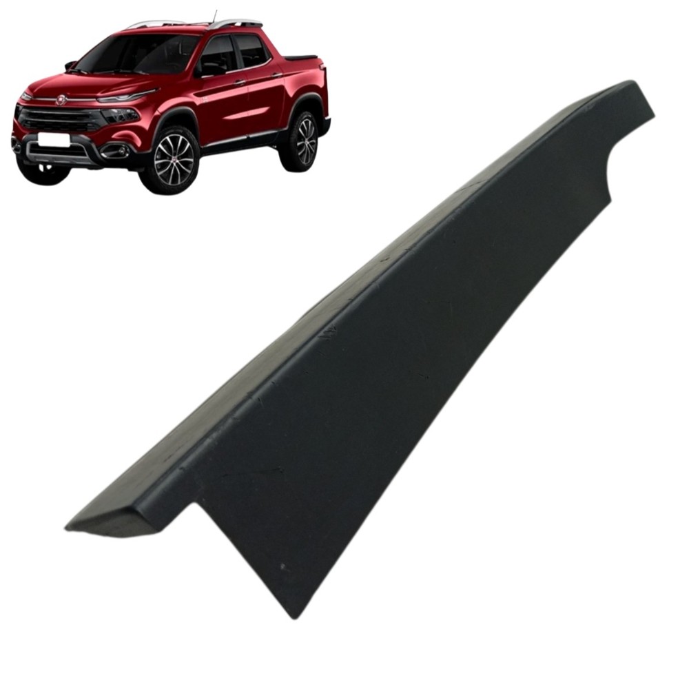 Moldura superior esquerda tampa traseira fiat toro 2021 2020