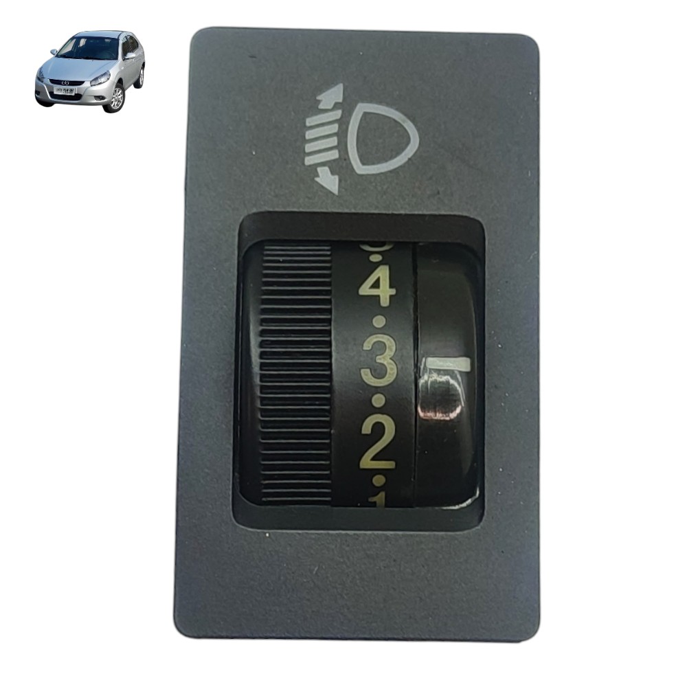 Botão Regulagem Farol Jac J3 2011 2012 2013 2014 2015 1