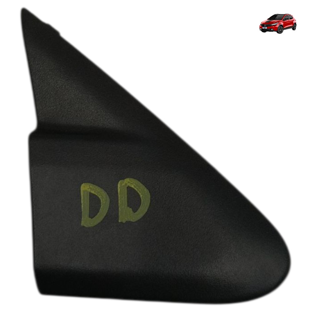 Moldura Acabamento Retrovisor Direito Fiat Argo 2020 2021 Preto 1
