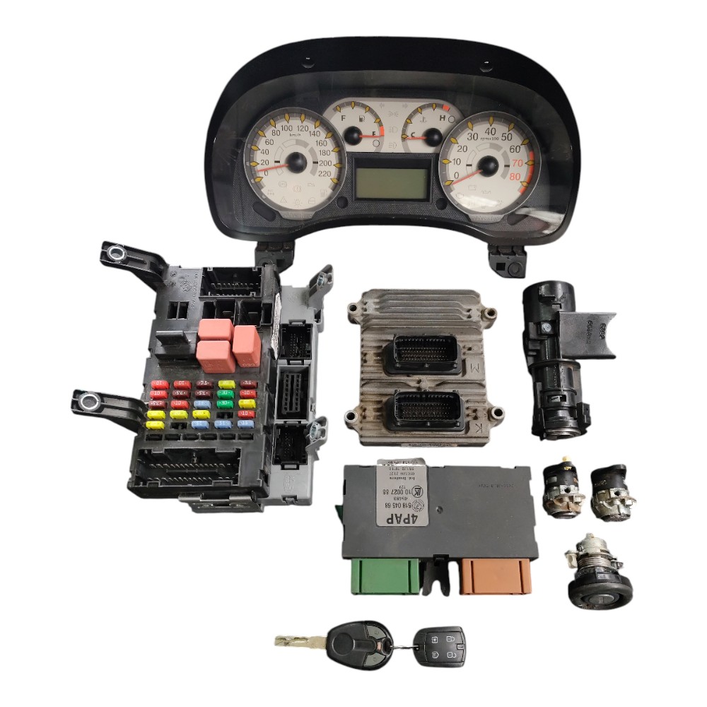 Kit code módulo injeção Fiat Palio week adventure 1.8 2009