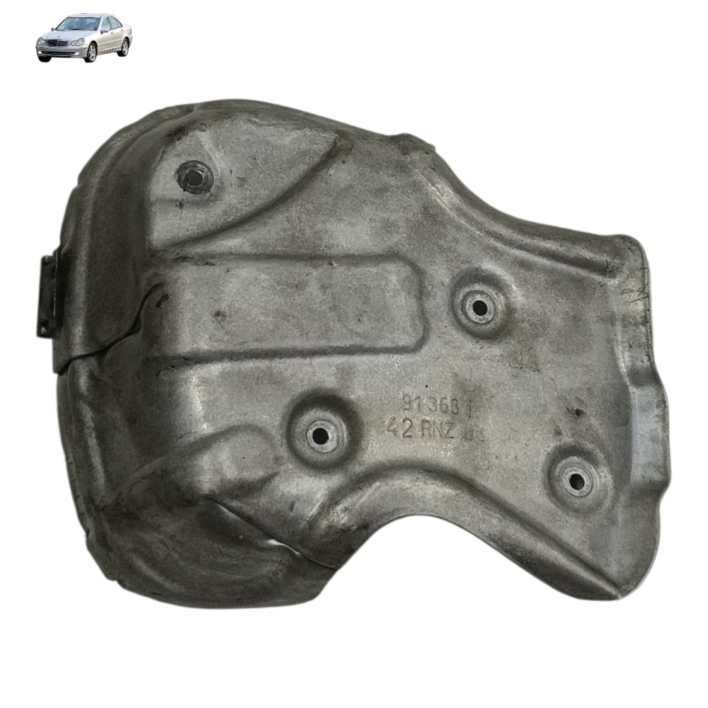 Protetor Térmico Bomba Direção Mercedes C230k 2003 2004 2005 Prata 1