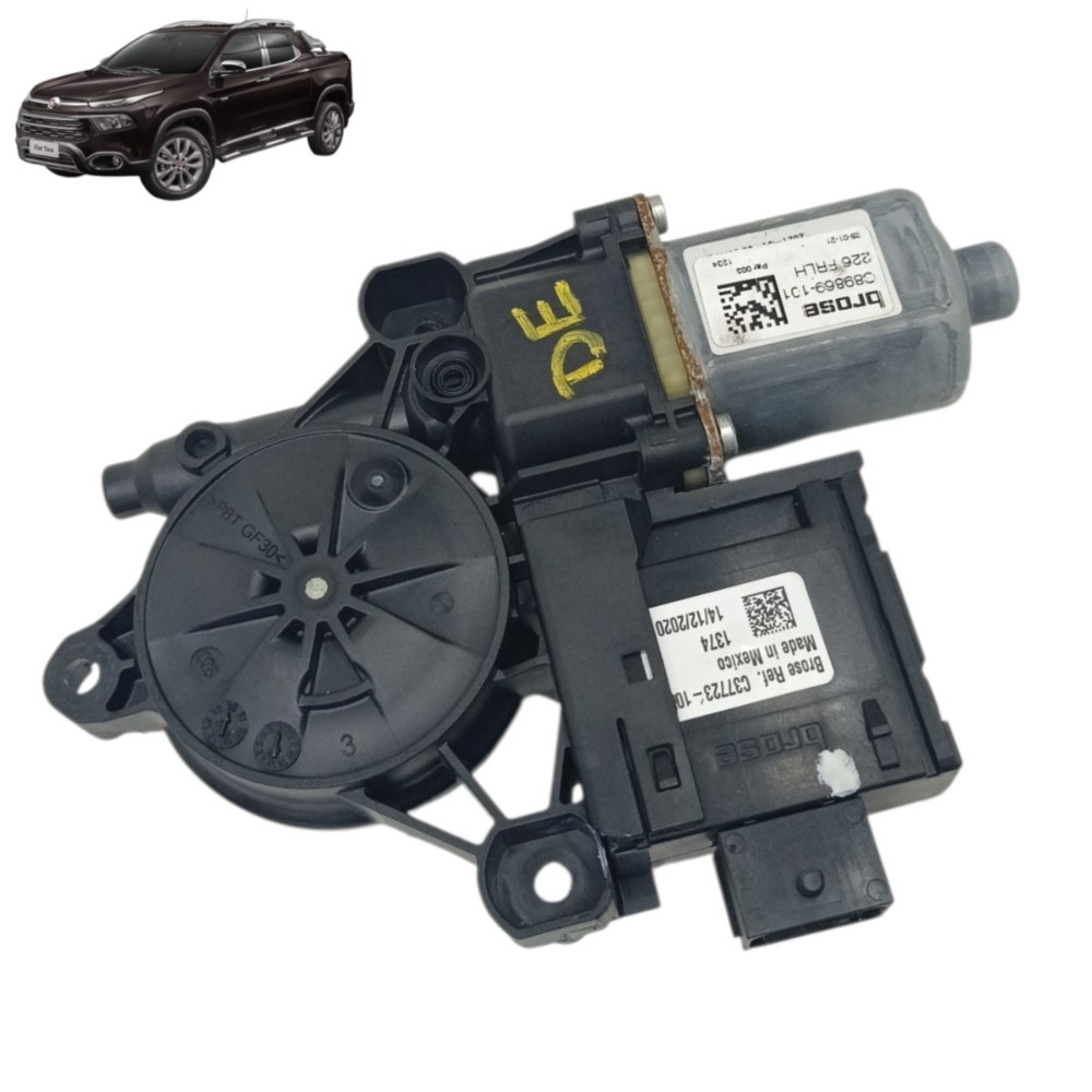 Motor vidro porta dianteira esquerda fiat toro 2021 2020 19