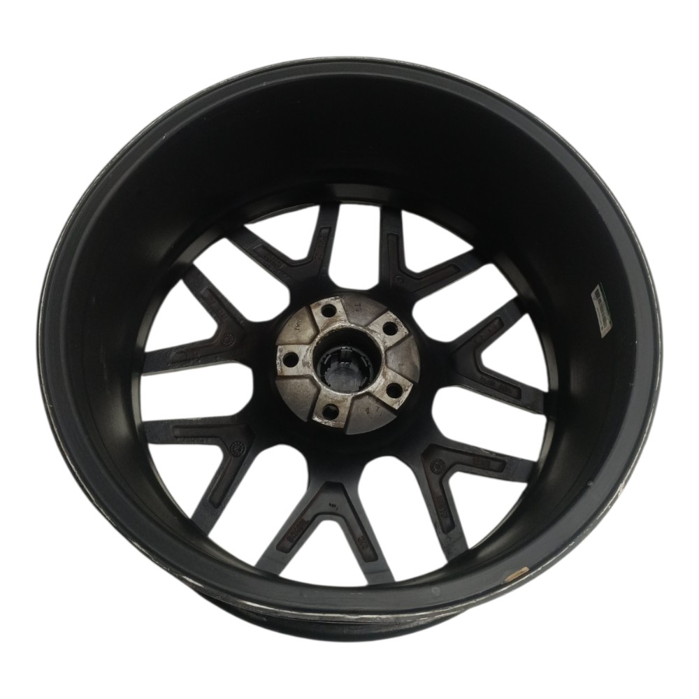 Roda Aro 19 5×112 Mercedes c230 2004 Detalhe Preto 3