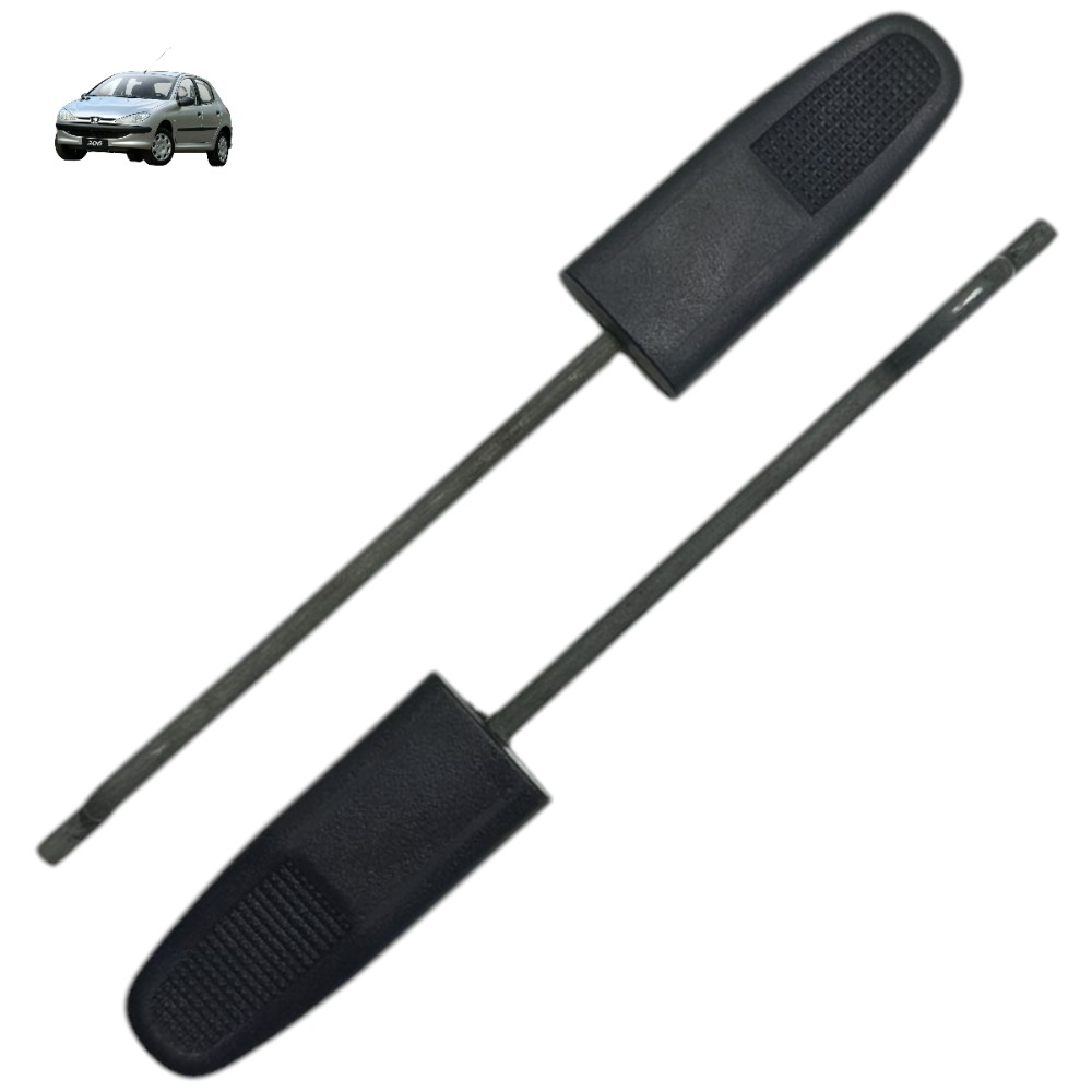 Par Pino Trava Porta Traseira Peugeot 206 207 2008 2009 2010