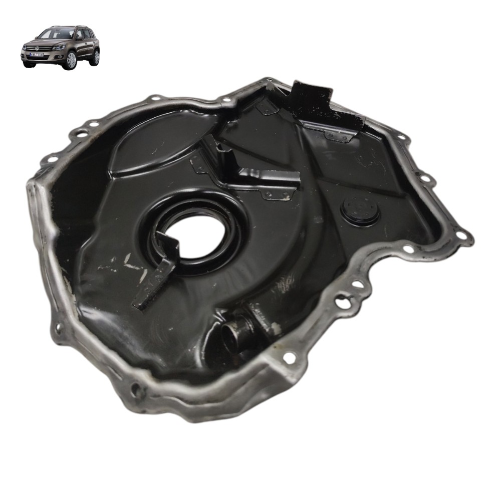 Tampa Corrente Motor Vw Tiguan Jetta 2.0 Tsi 2011 2012 2013 Preto 1