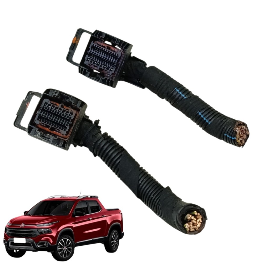 Par plug conector módulo injeção Fiat toro 1.8 Flex 2020