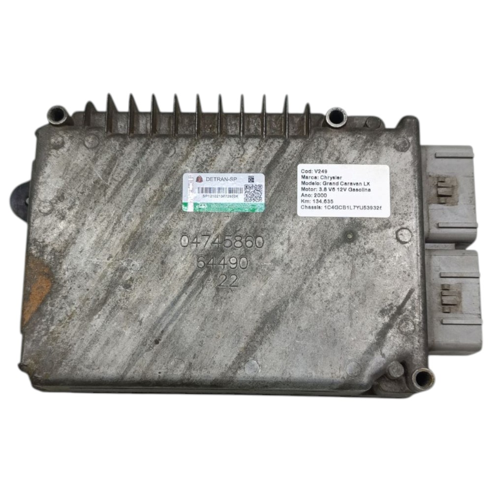 Módulo Injeção Chrysler Grand Caravan 3.8 V6 2000 04745860 2
