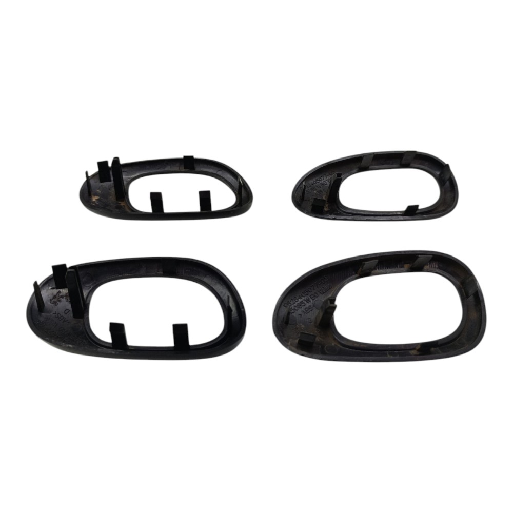 Jogo Moldura Maçaneta Interna Peugeot 206 2007 2008 2009 3