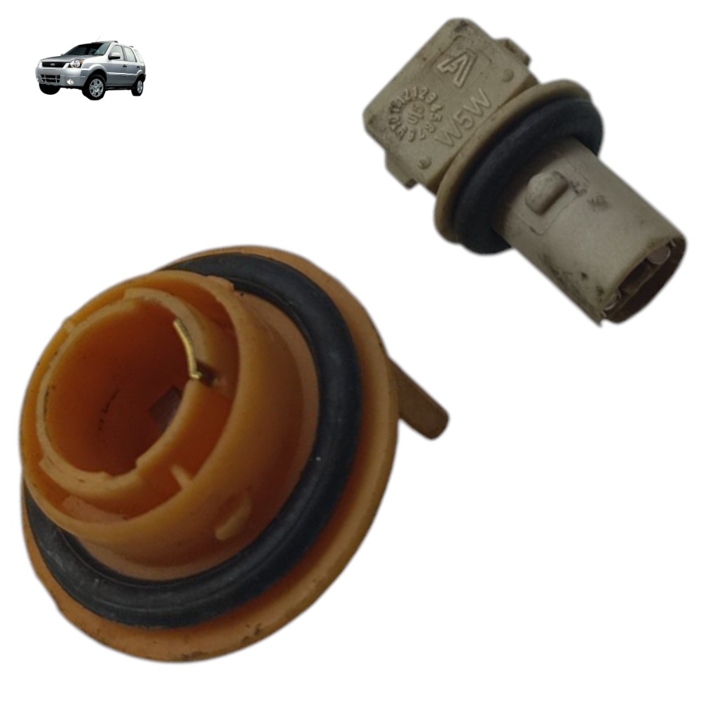 Par Plug Soquete Lâmpada Farol Ford Ecosport 2006 2007 2008 1