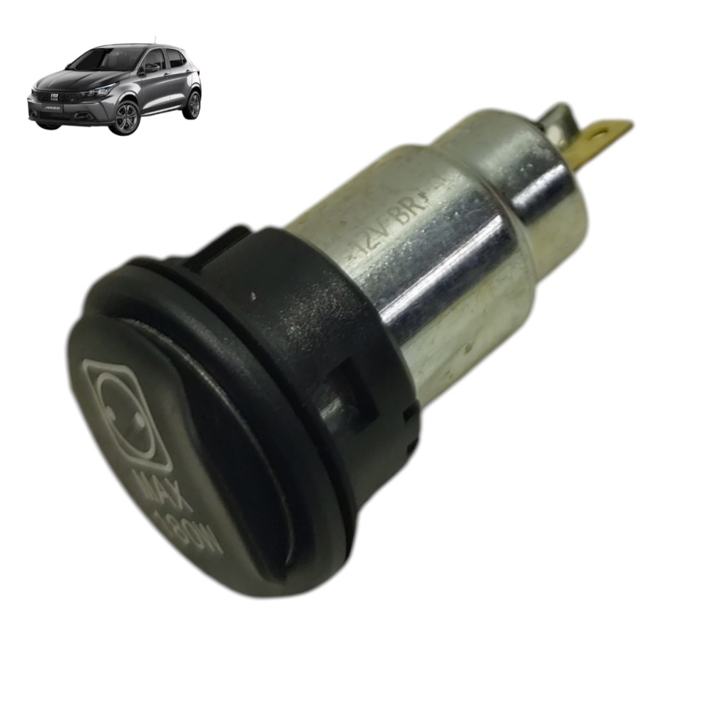 Tomada 12v console central fuat argo 2024