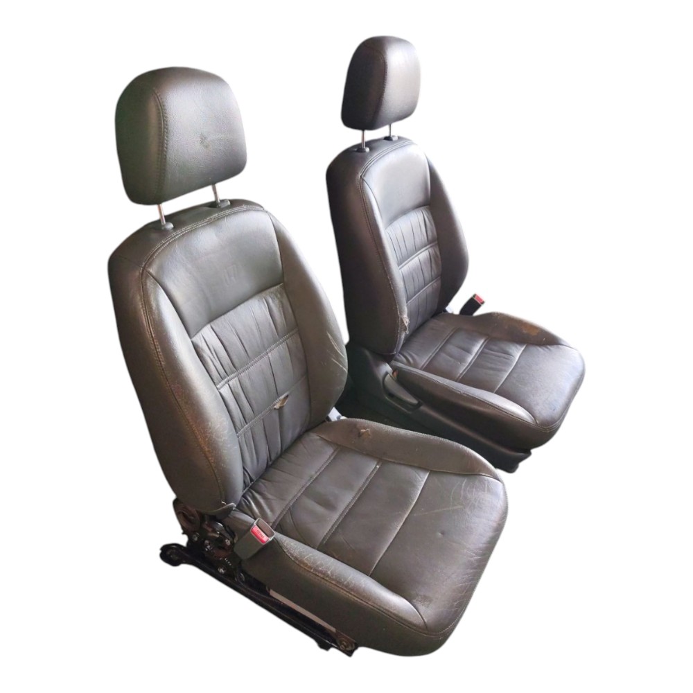 Jogo Banco Couro Honda Civic G7 2001 2002 2003 2004 2005 Cinza 3