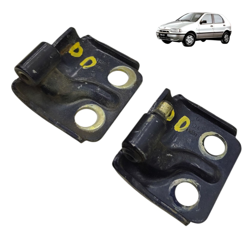 Par dobradiça porta dianteira direita Fiat Palio 1996 1997 1
