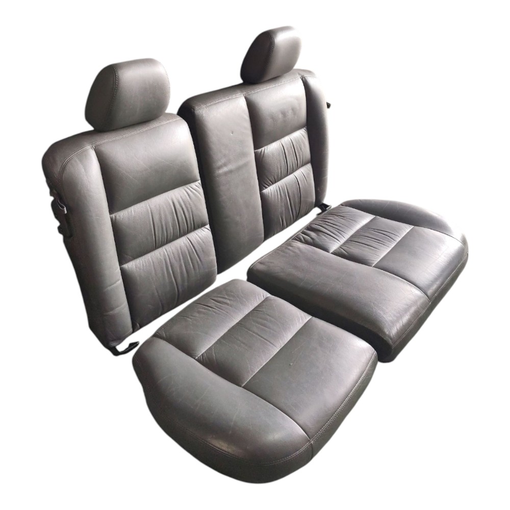 Jogo Banco Couro Ford Ecosport 2003 2004 2005 2006 2007 Cinza 8
