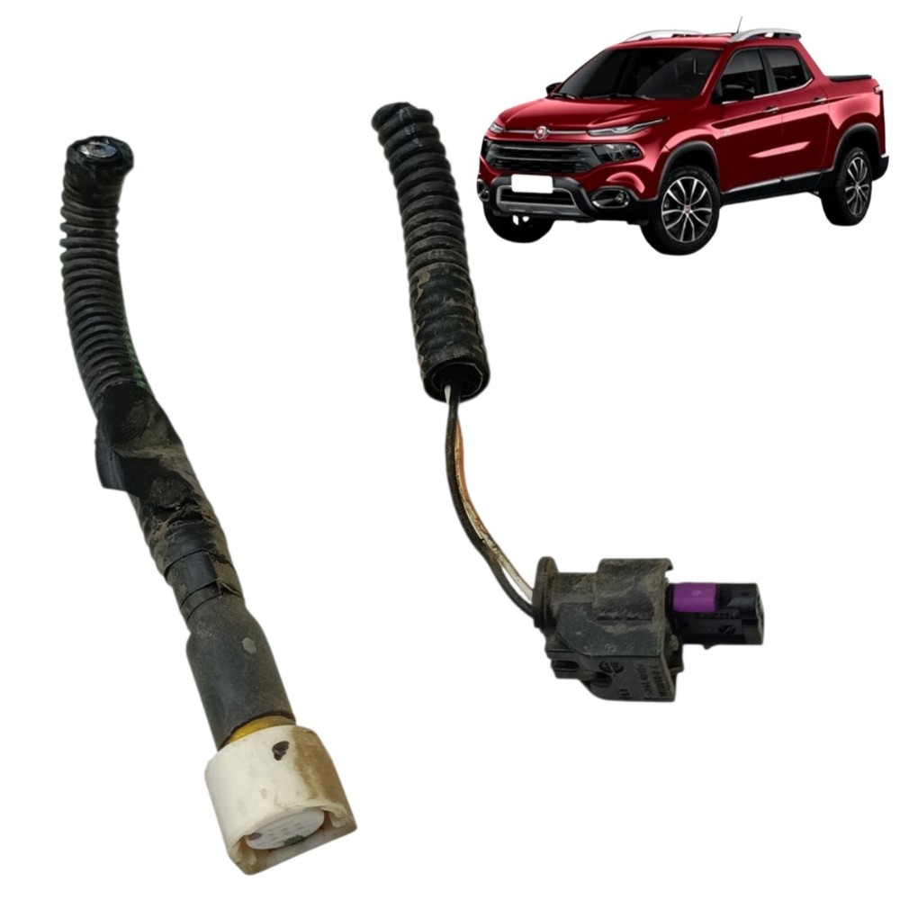 Par plug conector câmera ré fiat toro 2021 2020 2019 2018
