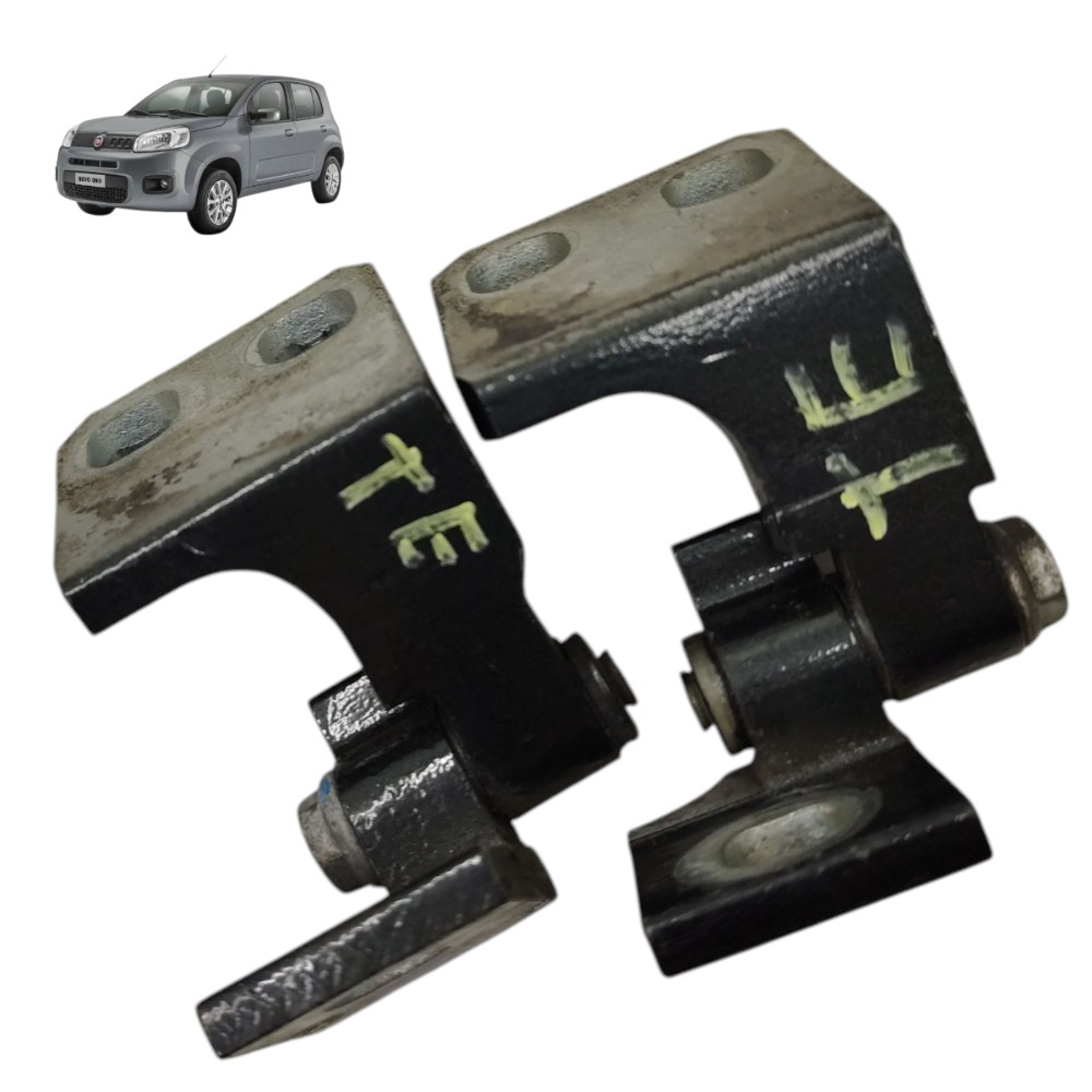 Par dobradiça traseira esquerda Fiat Uno Vivace 2013 2014 15 1