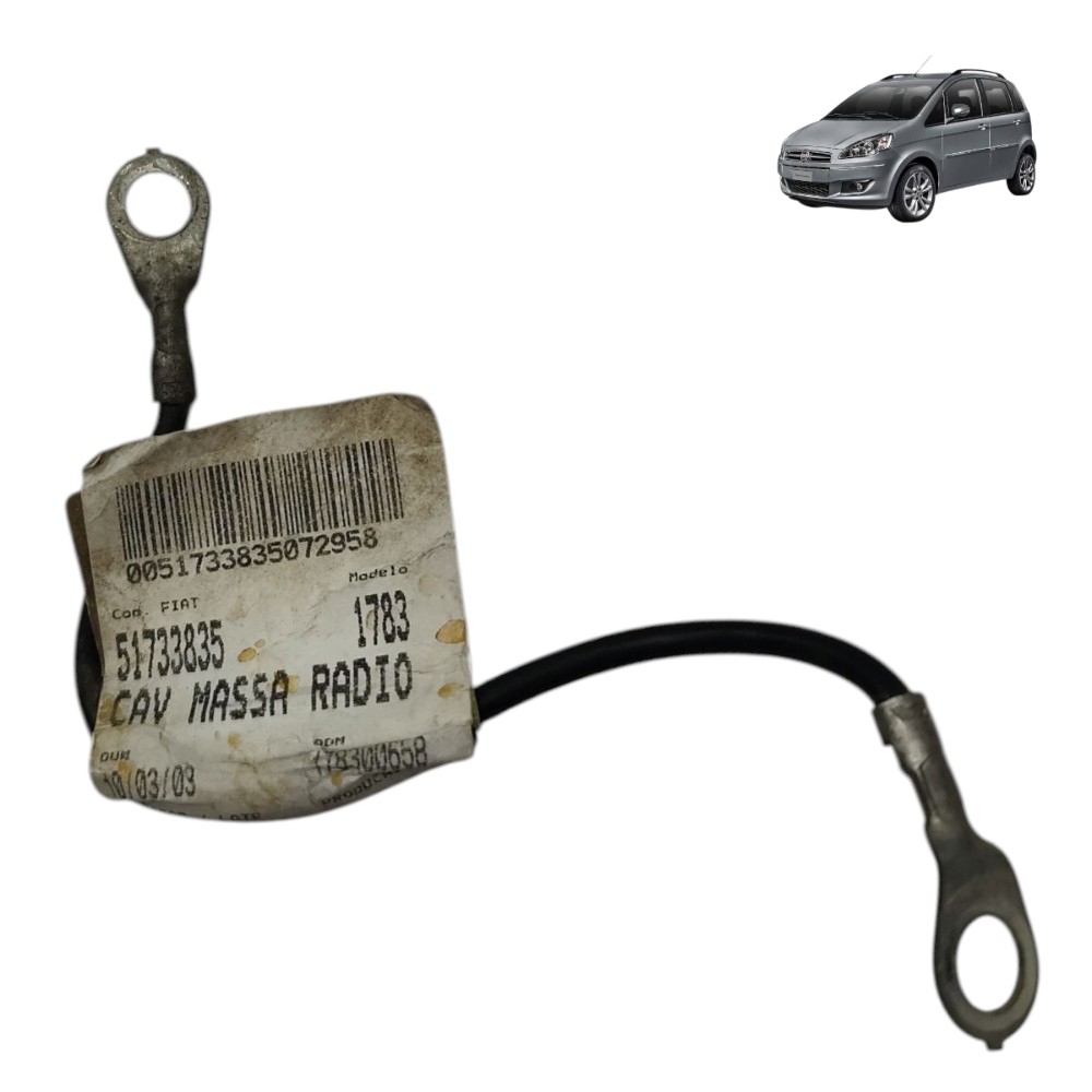 Cabo terra módulo injeção fiat idea 1.8 etorq 2013 2014 2015 1