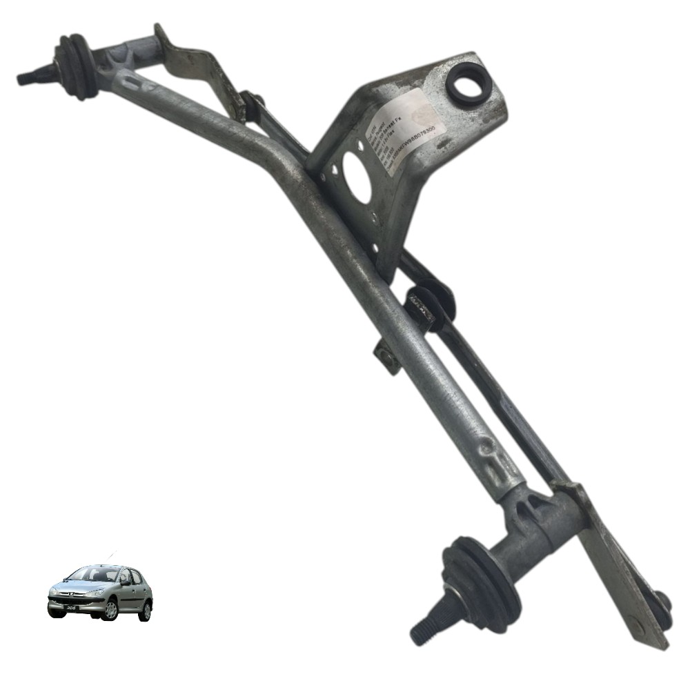 Máquina Galhada Parabrisa Peugeot 206 2005 2006 2007 2008 09 1
