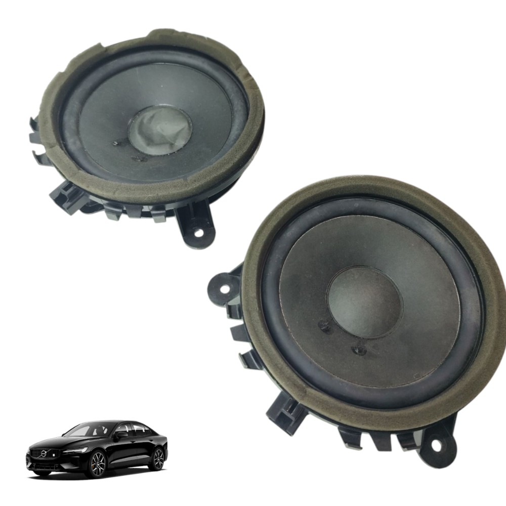 Par Alto Falante Porta Volvo S60 T4 2010 2011 2012 2013 2014 Preto 1