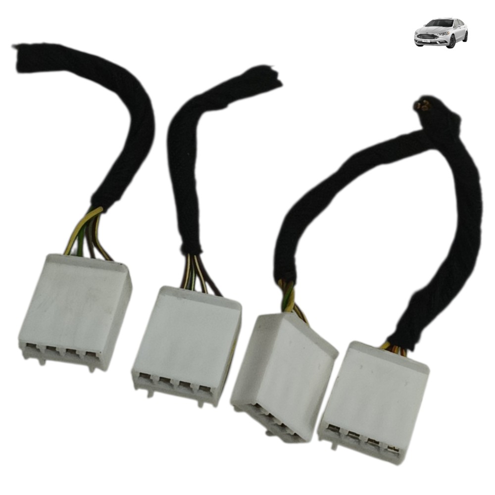 Jogo Plug Conector Alto Falante Porta Ford Fusion 2018 2017 1