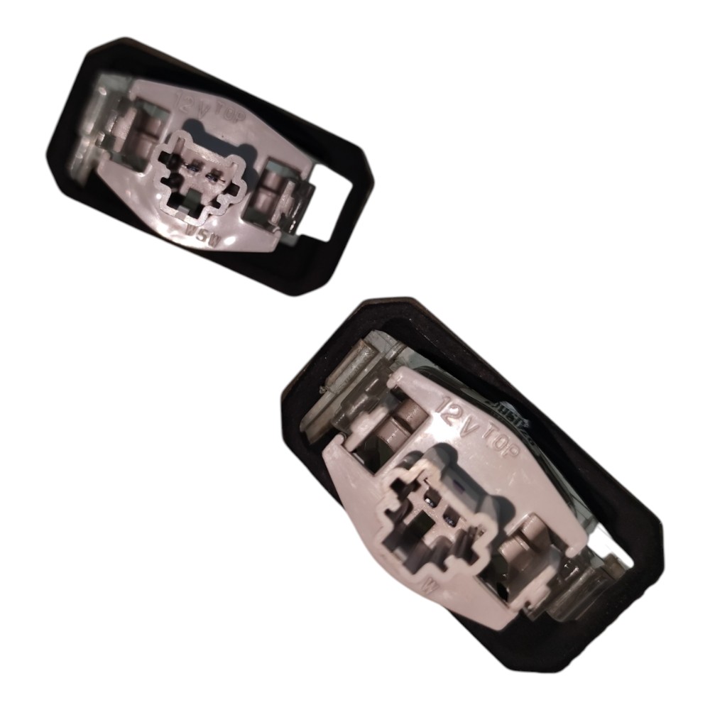 Par Luz Placa Traseira Honda Civic G8 2007 2008 2009 2010 11 4