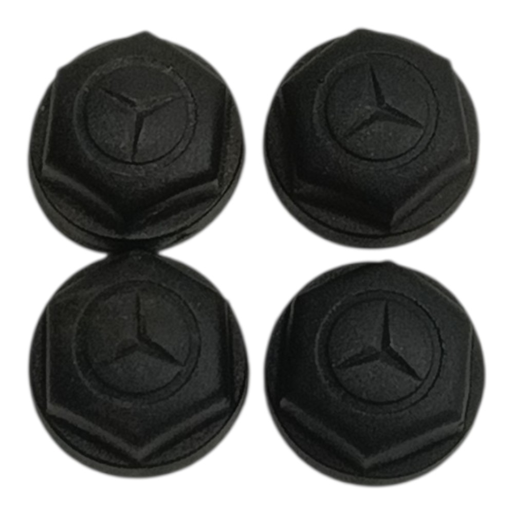 Jogo Tampa Capa Parafuso Mercedes C230 2003 2004 20x11mm Preto 1