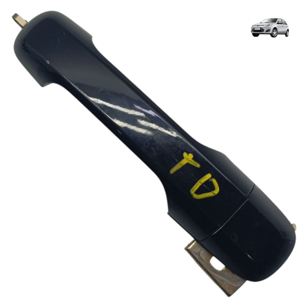 Maçaneta Externa Traseira Direita Ford Fiesta 2008 Á 2014 Preto Traseira 1