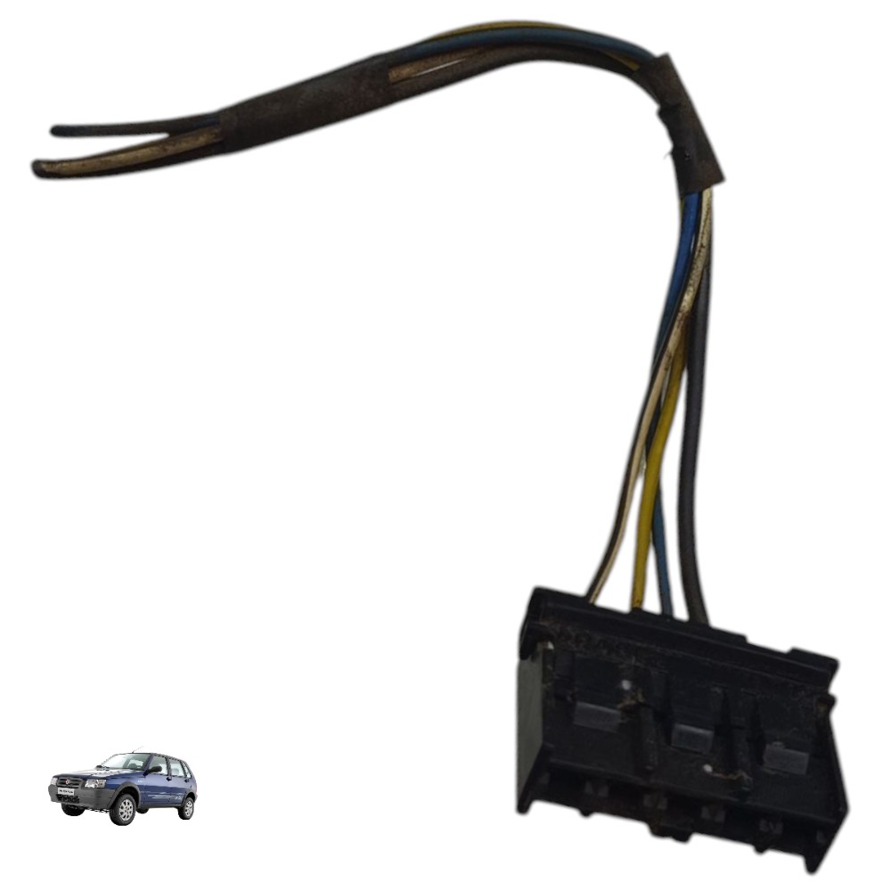 Plug Conector Resistência Caixa Ar Fiat Uno 2011 2010 2009 1