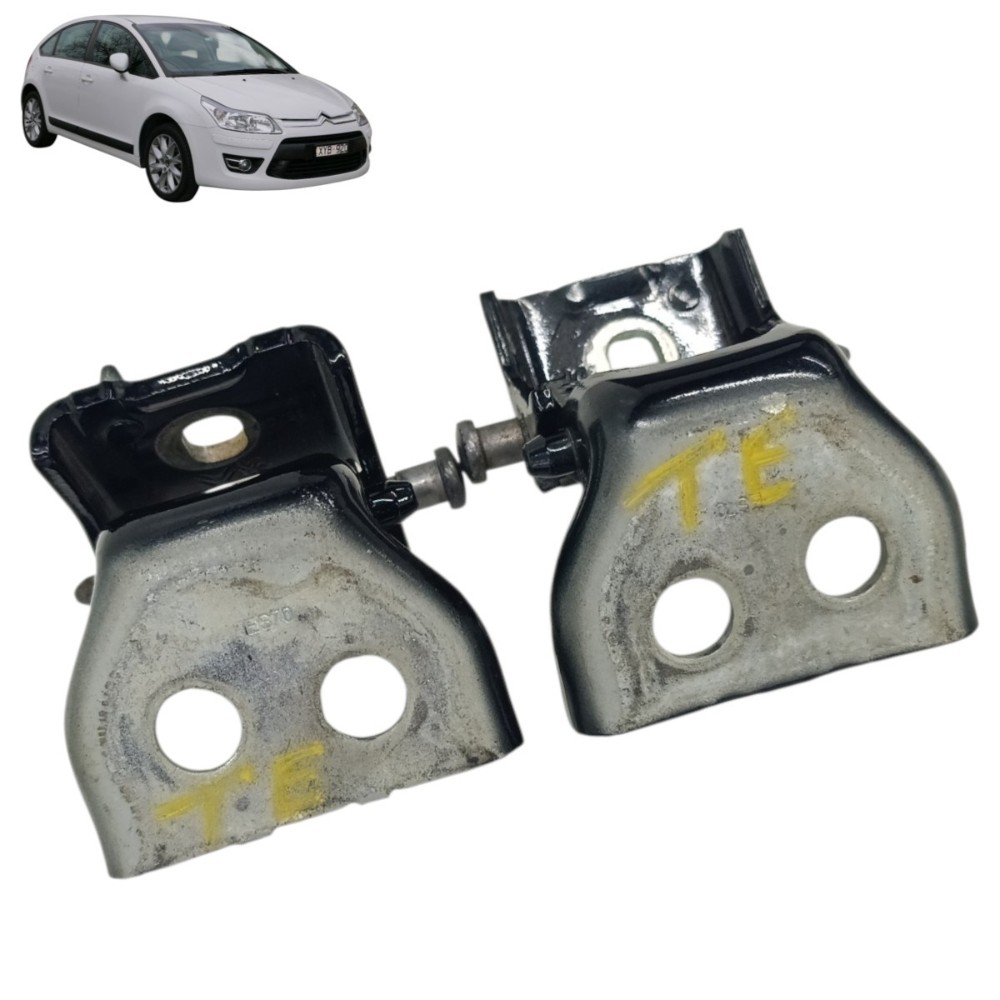Par Dobradiça Porta Traseira Esquerda Citroen C4 2010 2011