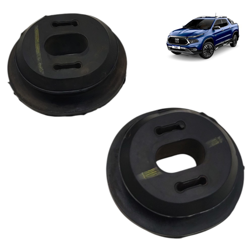 Borracha coxim radiador Fiat toro 2.0 diesel 2025 2024 2023 1