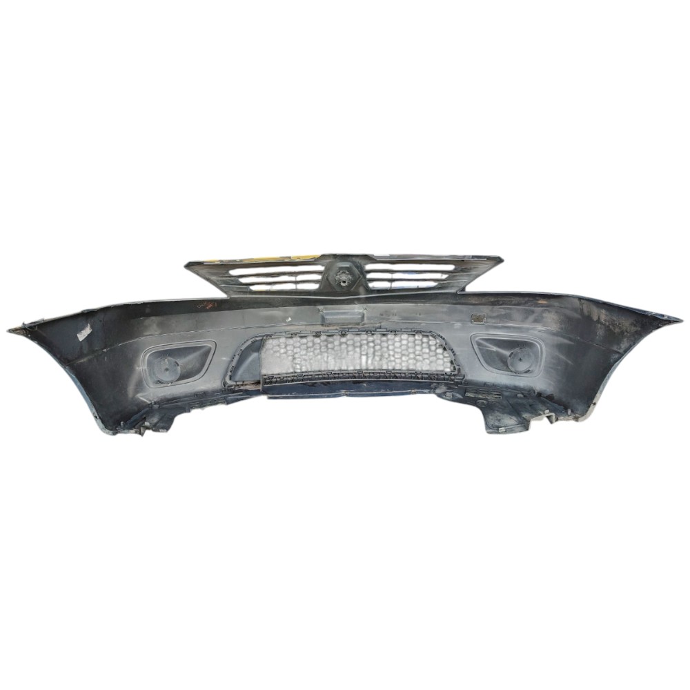 Parachoque Dianteiro Renault Logan 2007 2008 2009 C/ Detalhe Cinza 5