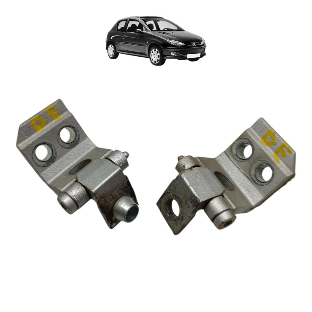 Par Dobradiça Porta Dianteira Esquerda Peugeot 206 207 2007 1