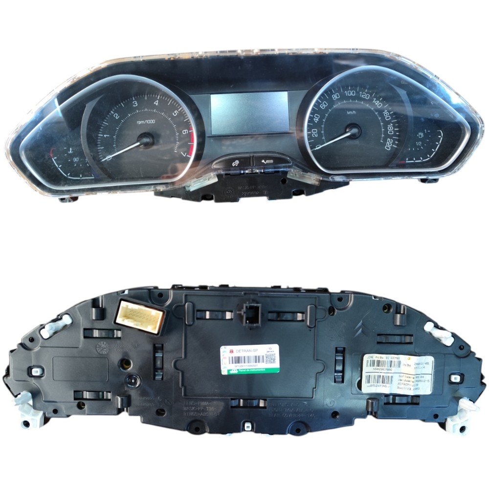 Kit Code Módulo Injeção Peugeot 208 1.6 16v Manual 2014 2015 2
