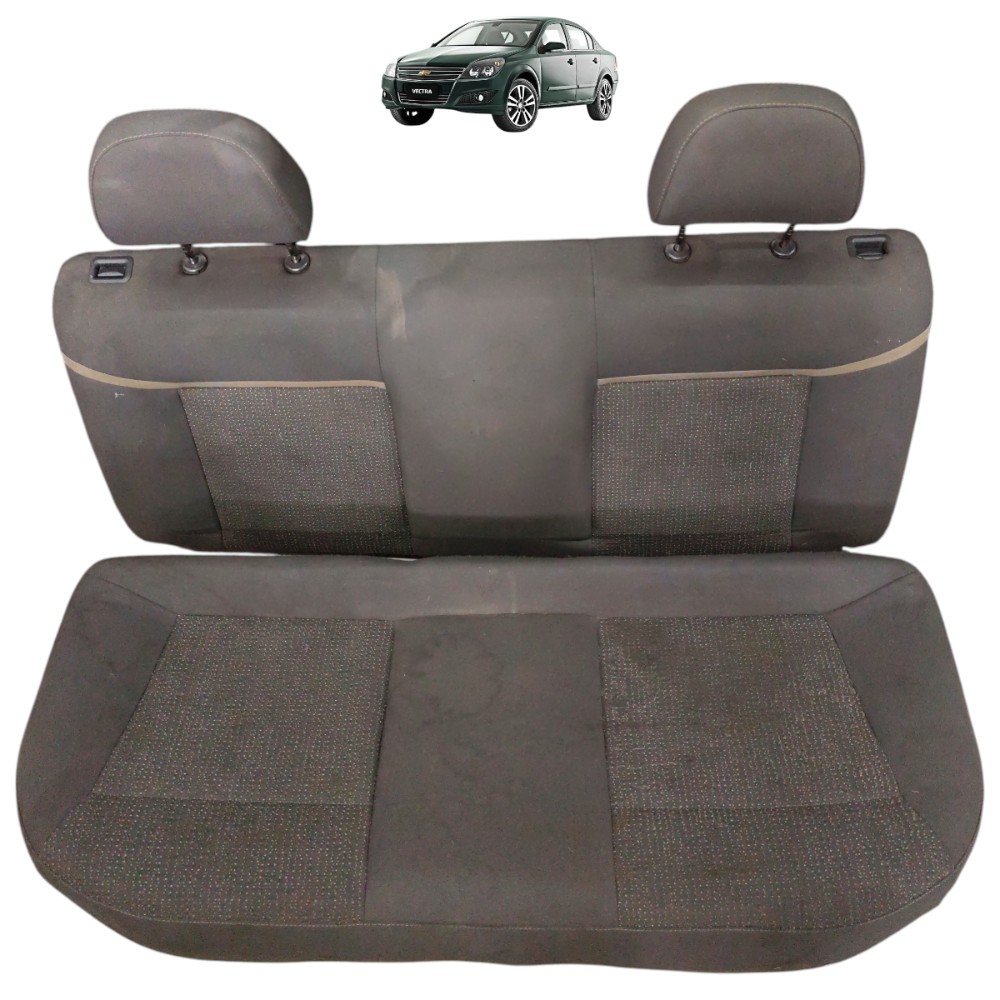 Par Encosto Banco Traseiro Gm Vectra Sedan 2012 2011 2010 09 Cinza-escuro 1