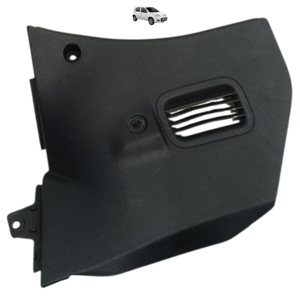 Moldura lateral direita console Fiat Uno Vivace 2013 2014 15 1