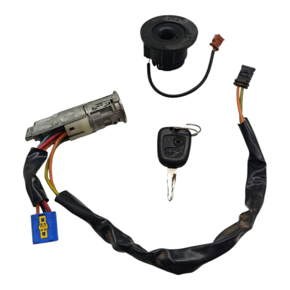 Cilindro Ignição Chave Antena Peugeot 206 1.4 Flex 2007 2008 4