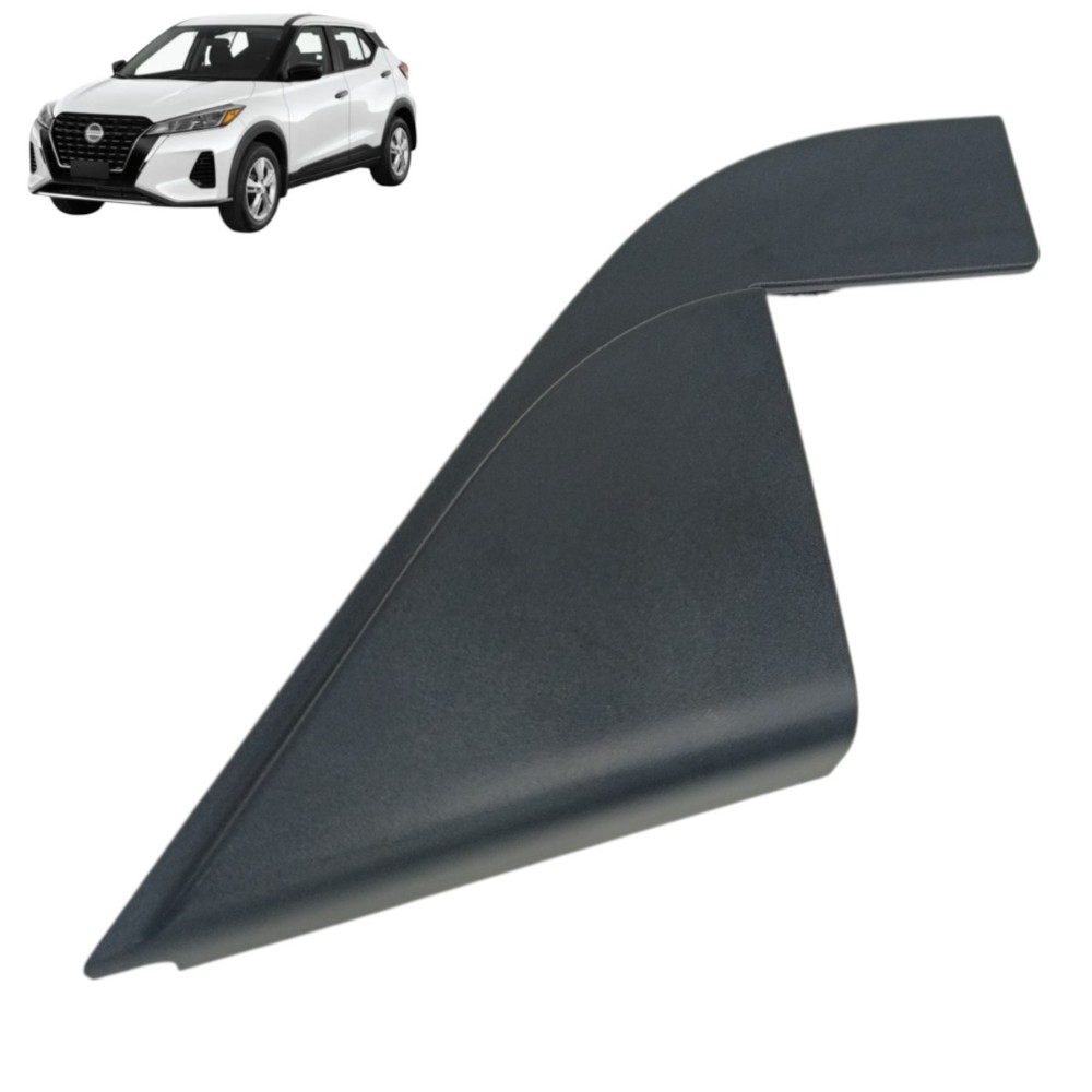 Acabamento Interno Retrovisor Esquerdo Nissan Kicks 2024 23 Preto