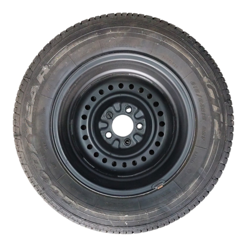 Roda ferro estepe com pneu Chrysler Grand Caravan 2000 2001 2