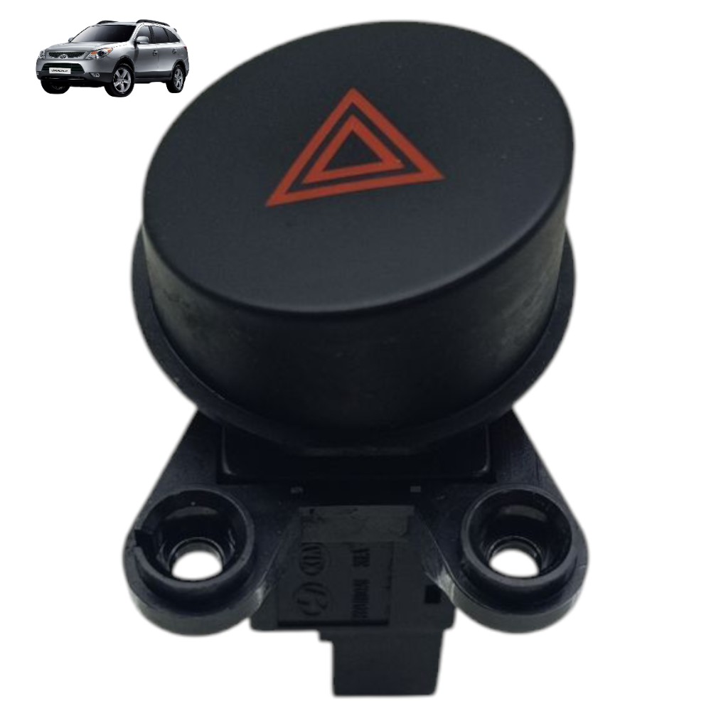 Botão Pisca Alerta Hyundai Veracruz 2007 2008 2009 2010 2011 Preto 1