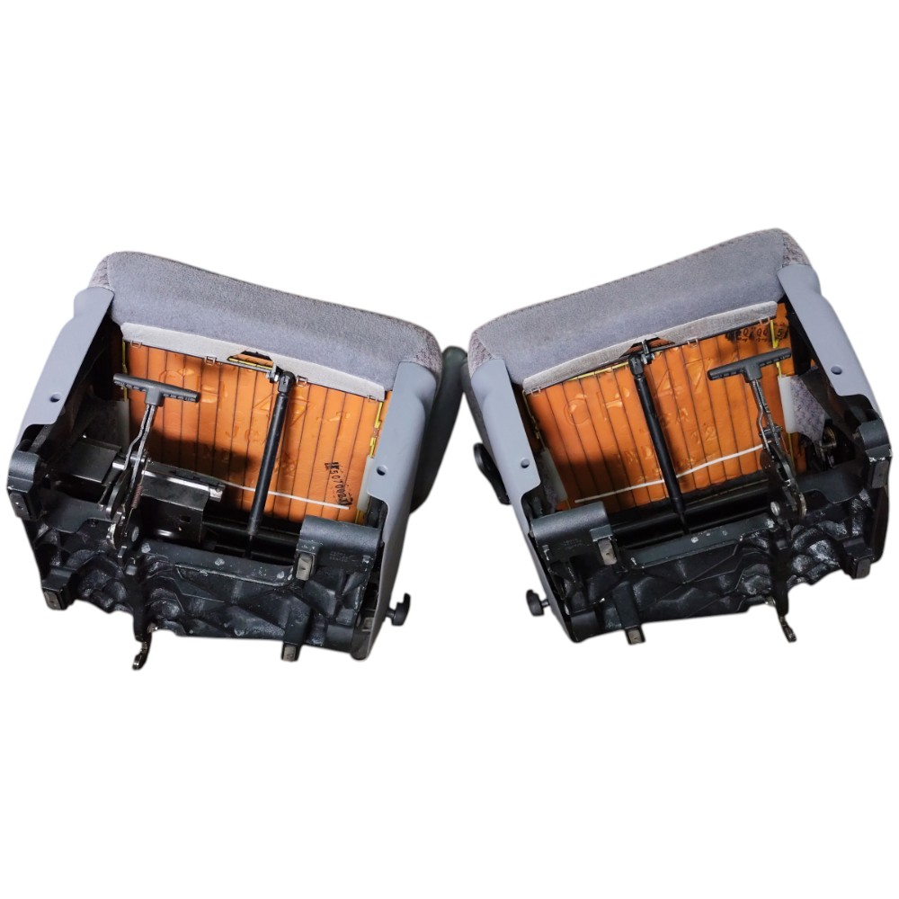 Par banco tecido traseiro Central Grand Caravan 2000 2001 5