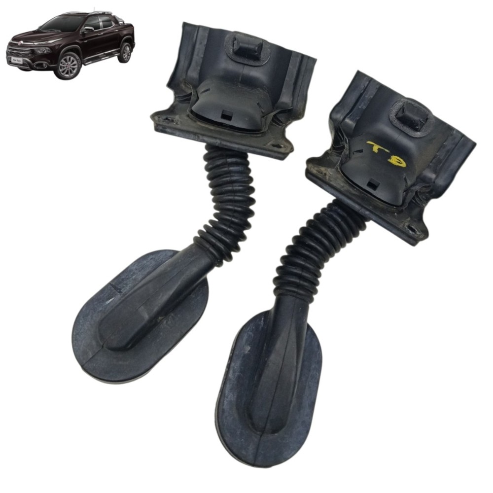 Par coifa passa fio porta traseira fiat toro 2021 2020 2019